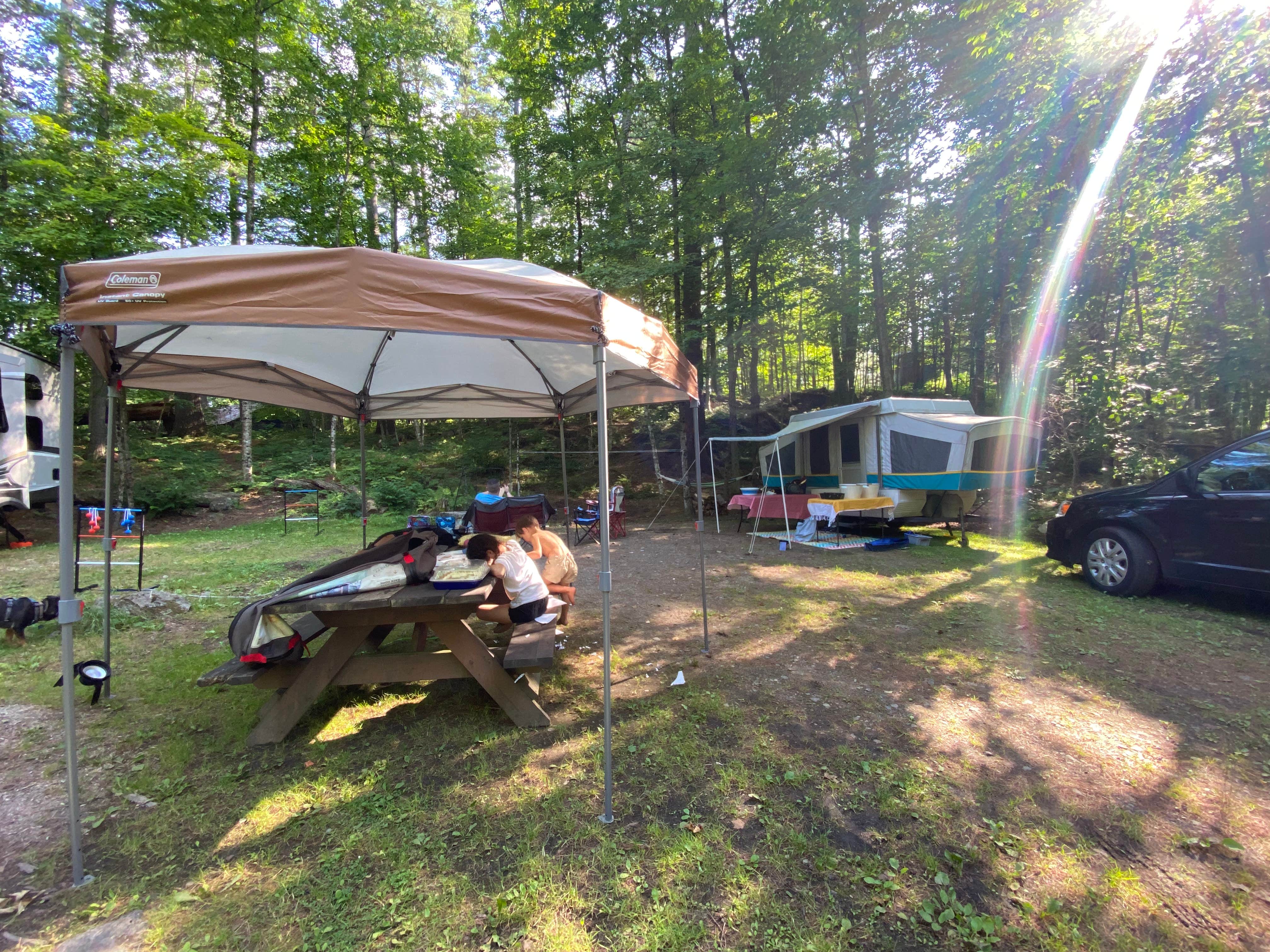 Camper-submitted photo at Moffitt Beach Campground near Caroga Lake, NY