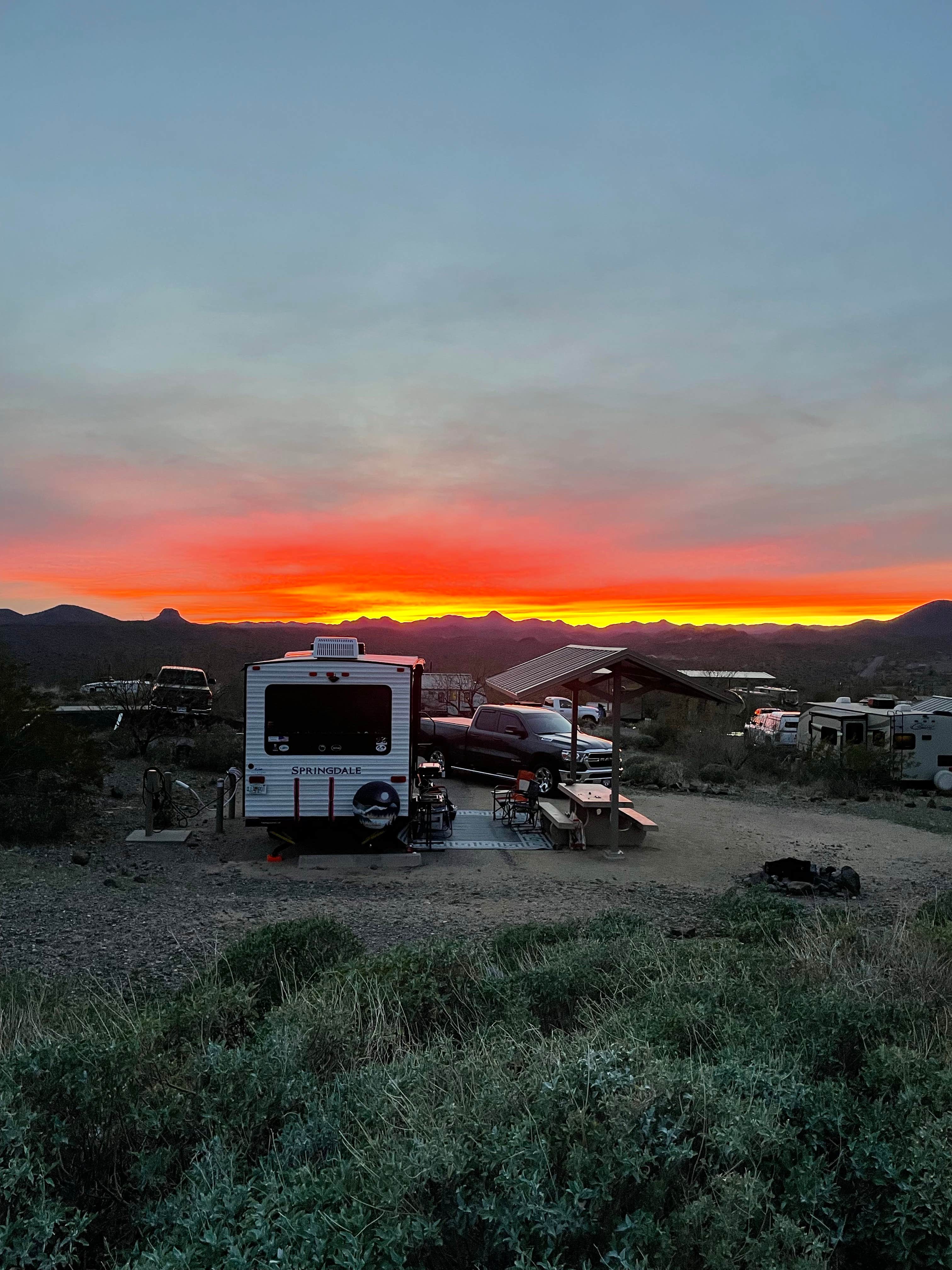Dawn G.'s photo of rv camping at Roadrunner Campground - Lake Pleasant near Wickenburg, AZ