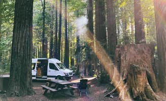 Mea H.'s photo of rv camping at Burlington Campground — Humboldt Redwoods State Park near Myers Flat, CA