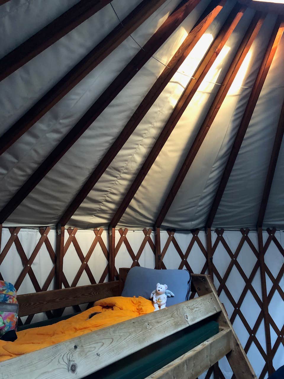 Jeff K.'s photo of glamping accommodations at South Beach State Park Campground near Logsden, OR