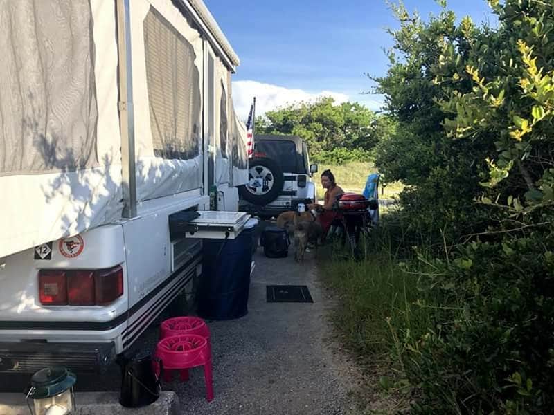Corey B.'s photo of rv camping at Frisco Campground — Cape Hatteras National Seashore near Cape Hatteras National Seashore
