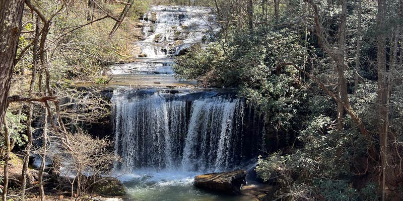 Camper submitted image from Brasstown Falls - OVERNIGHT CAMPING NO LONGER PERMITTED