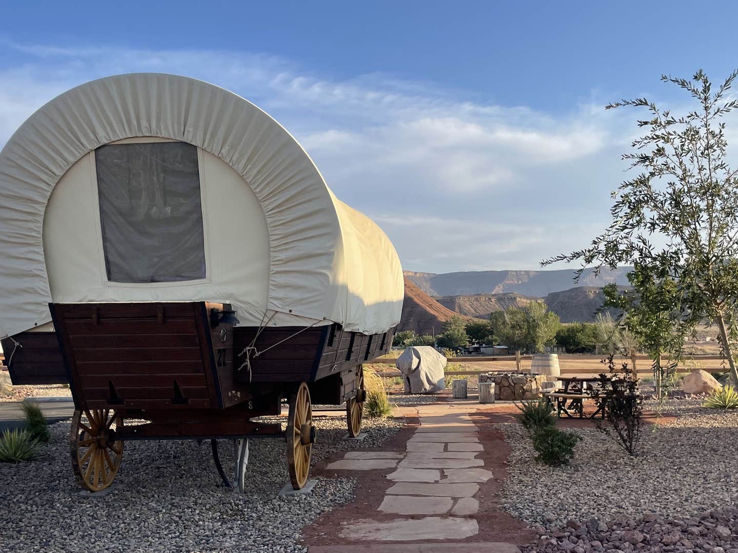 Camper submitted image from Zion White Bison Glamping - 4