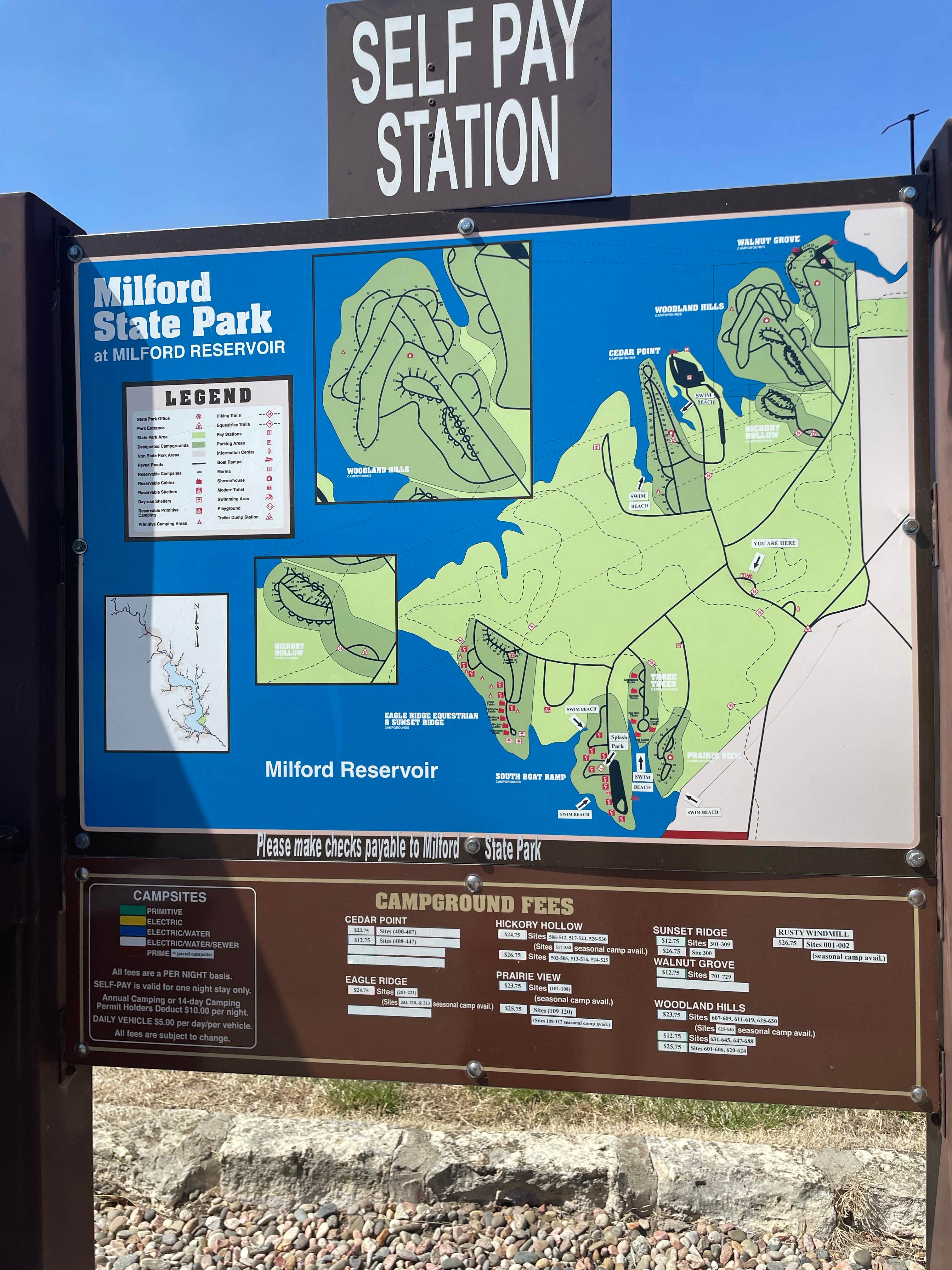 Camper-submitted photo at Woodland Hills — Milford State Park near Milford Lake