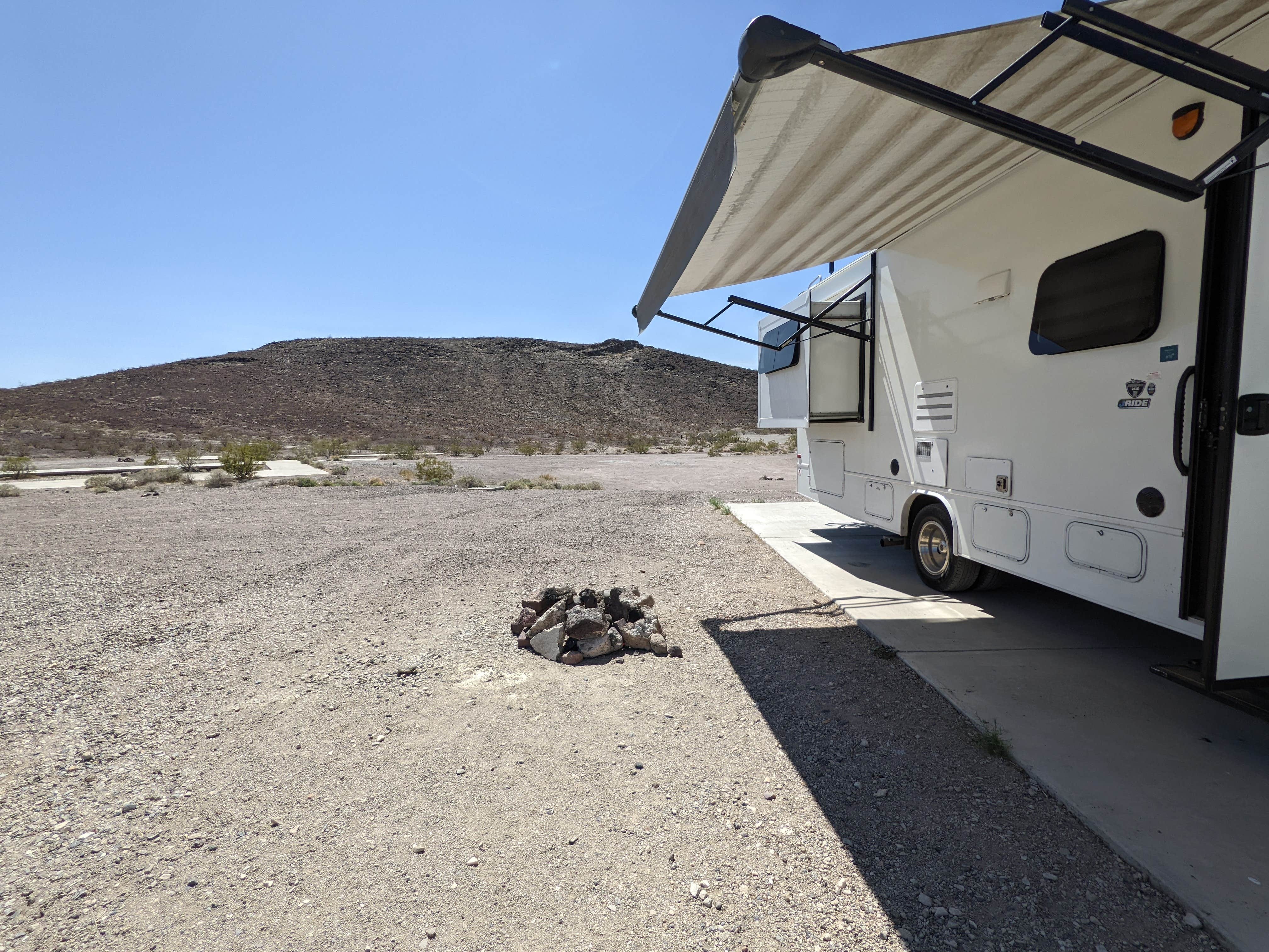 Laura M.'s photo of rv camping at Death Valley: Dispersed Camping East Side of Park near Death Valley National Park