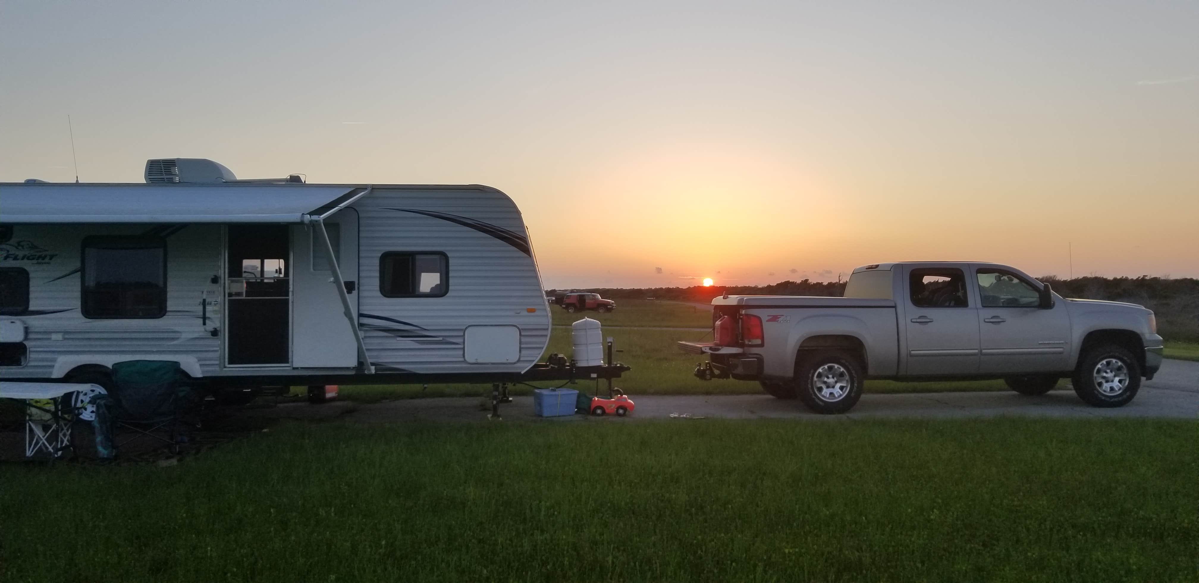 Alycia S.'s photo of rv camping at Cape Point — Cape Lookout National Seashore near Ocracoke, NC