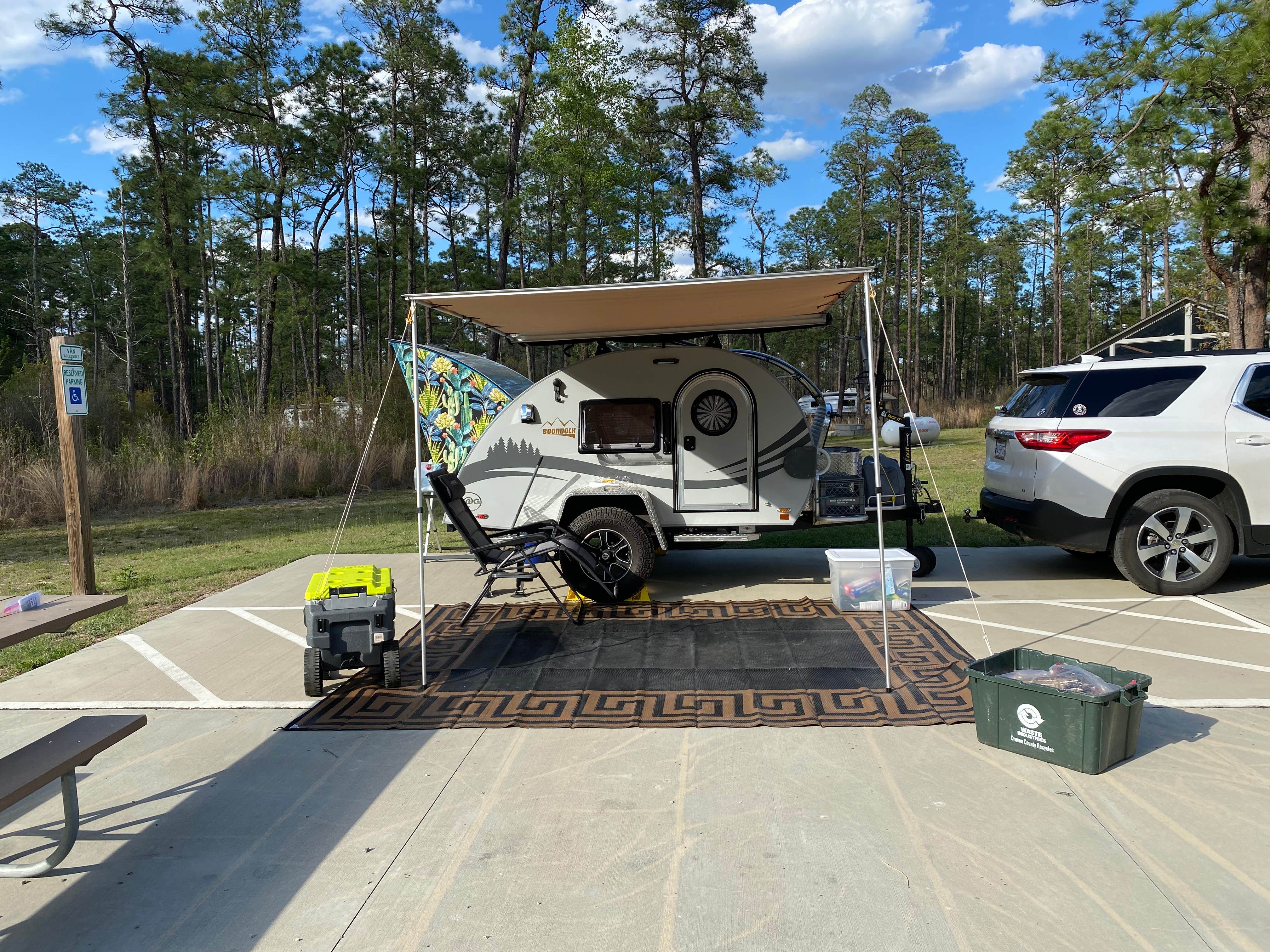 Joe B.'s photo of rv camping at Jones Lake State Park Campground near Ivanhoe, NC