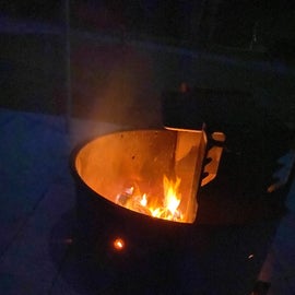 evening fire