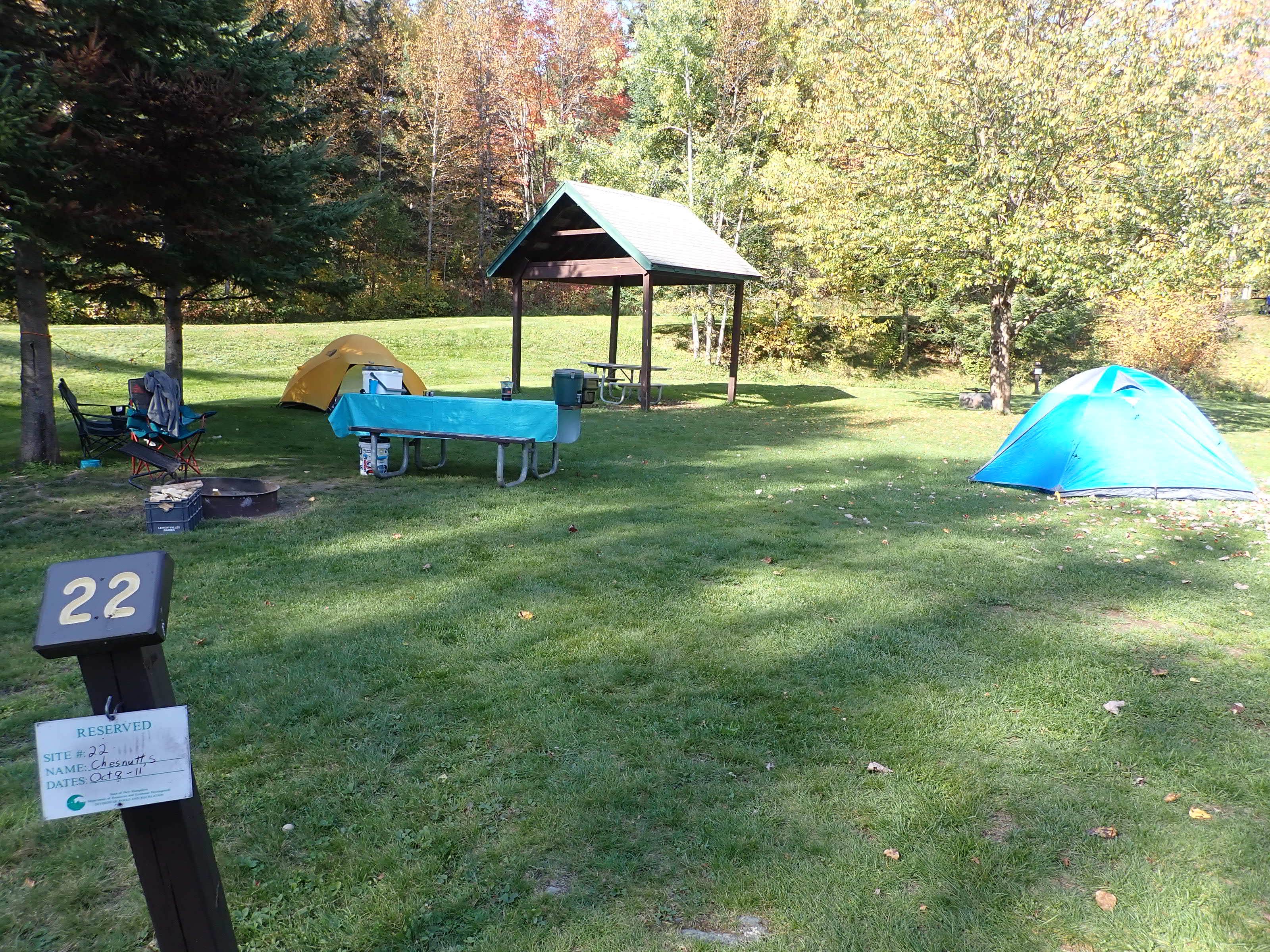 Camper-submitted photo at Lake Francis State Park Campground near Errol, NH