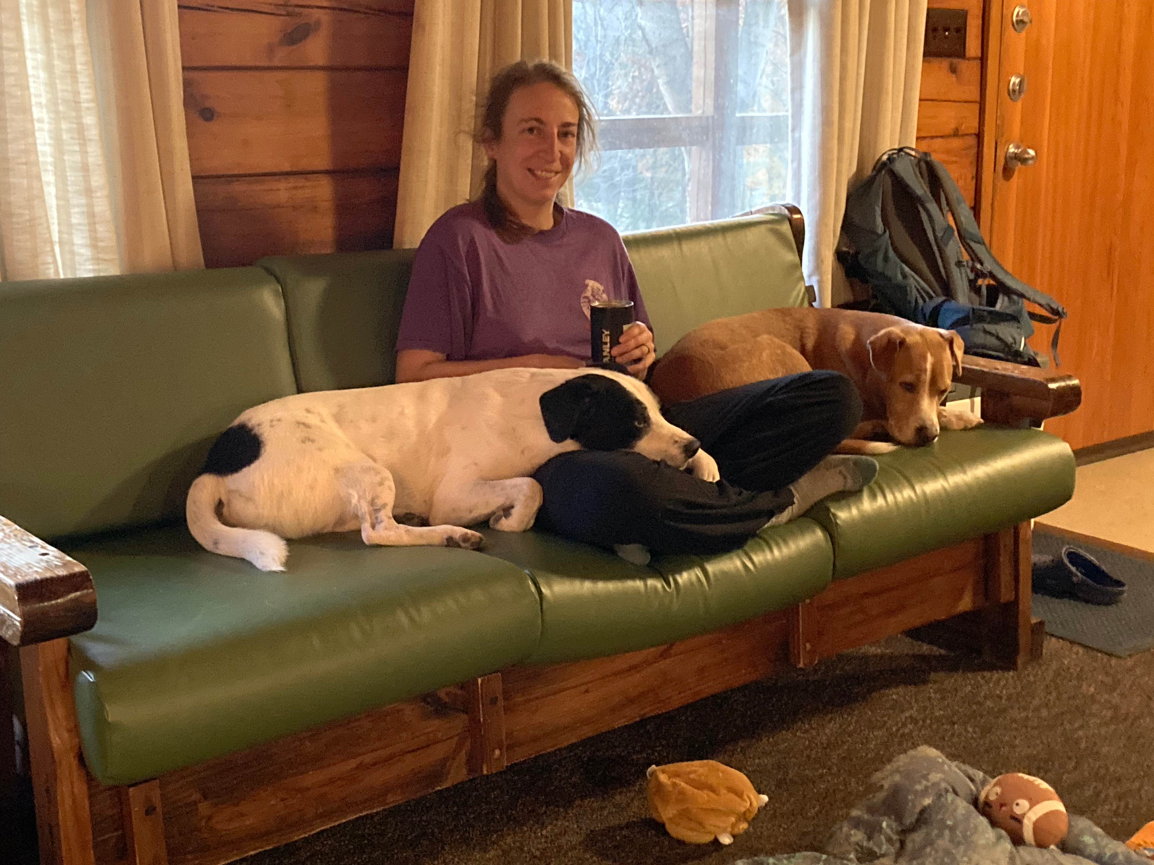 Sarah C.'s photo of camping with pets at Canoe Creek State Park Campground near Clearfield, PA