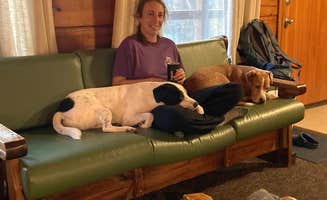 Sarah C.'s photo of camping with pets at Canoe Creek State Park Campground near Clearfield, PA