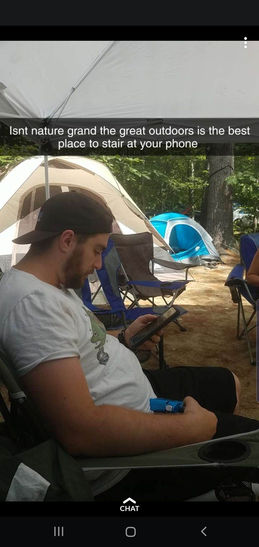 Dustin W.'s photo at Greenfield State Park Campground near Weare, NH