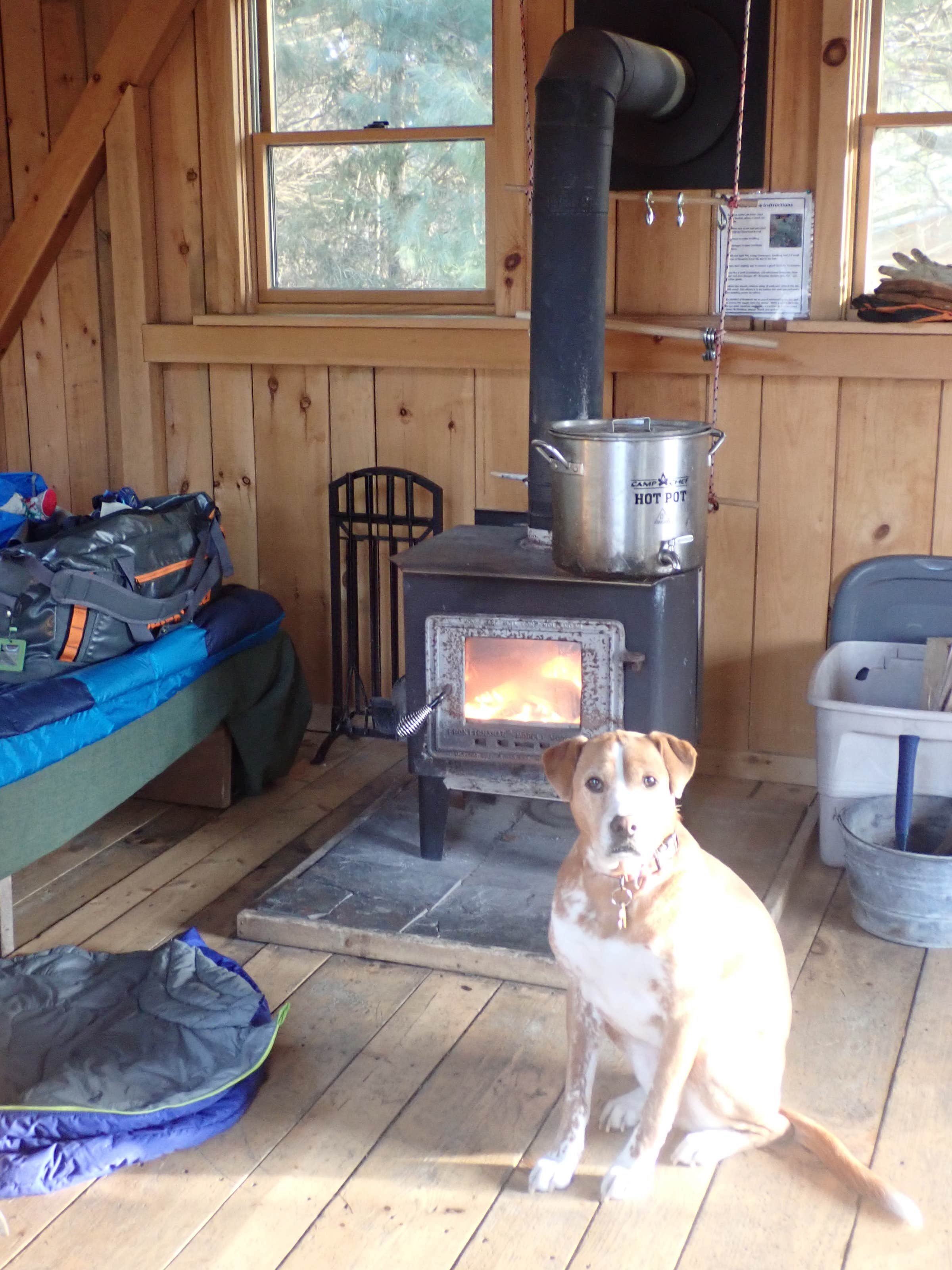 Camper-submitted photo at Nulhegan Confluence Hut near West Burke, VT