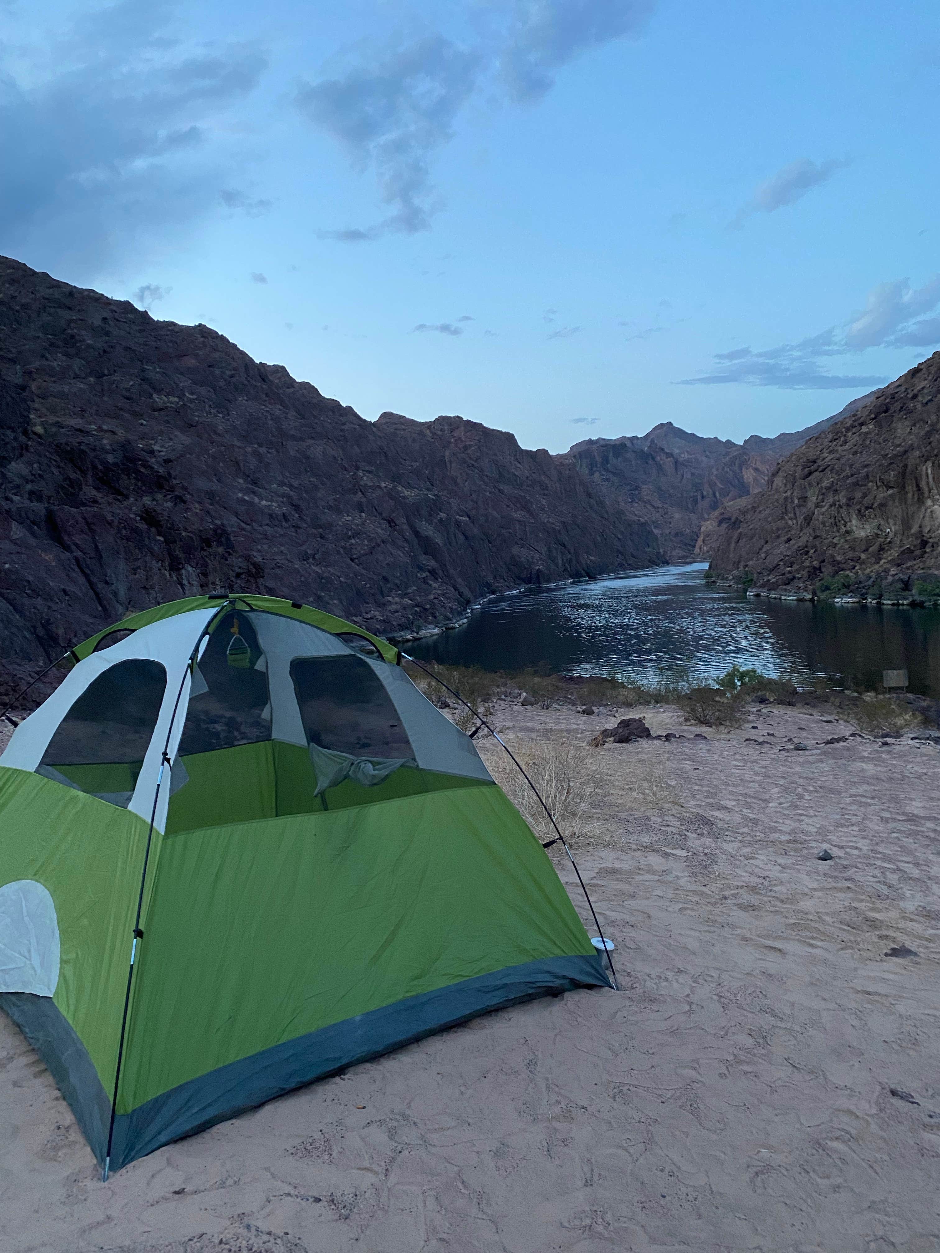 Cresta P.'s photo of a dispersed camping area at Arizona Hot Springs — Lake Mead National Recreation Area near Sloan, NV