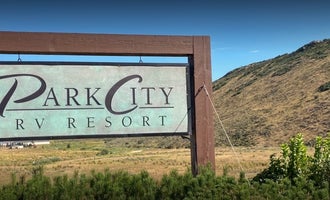 Camping near Millcreek Canyon—Big Water Yurt: Park City RV Resort, Park City, Utah