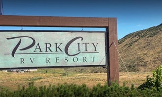 Camping near Millcreek Canyon—Big Water Yurt: Park City RV Resort, Park City, Utah