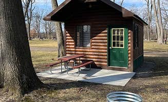 Saraj B.'s photo of a cabin at Myers Lake Camping & Cabins near Davisburg, MI