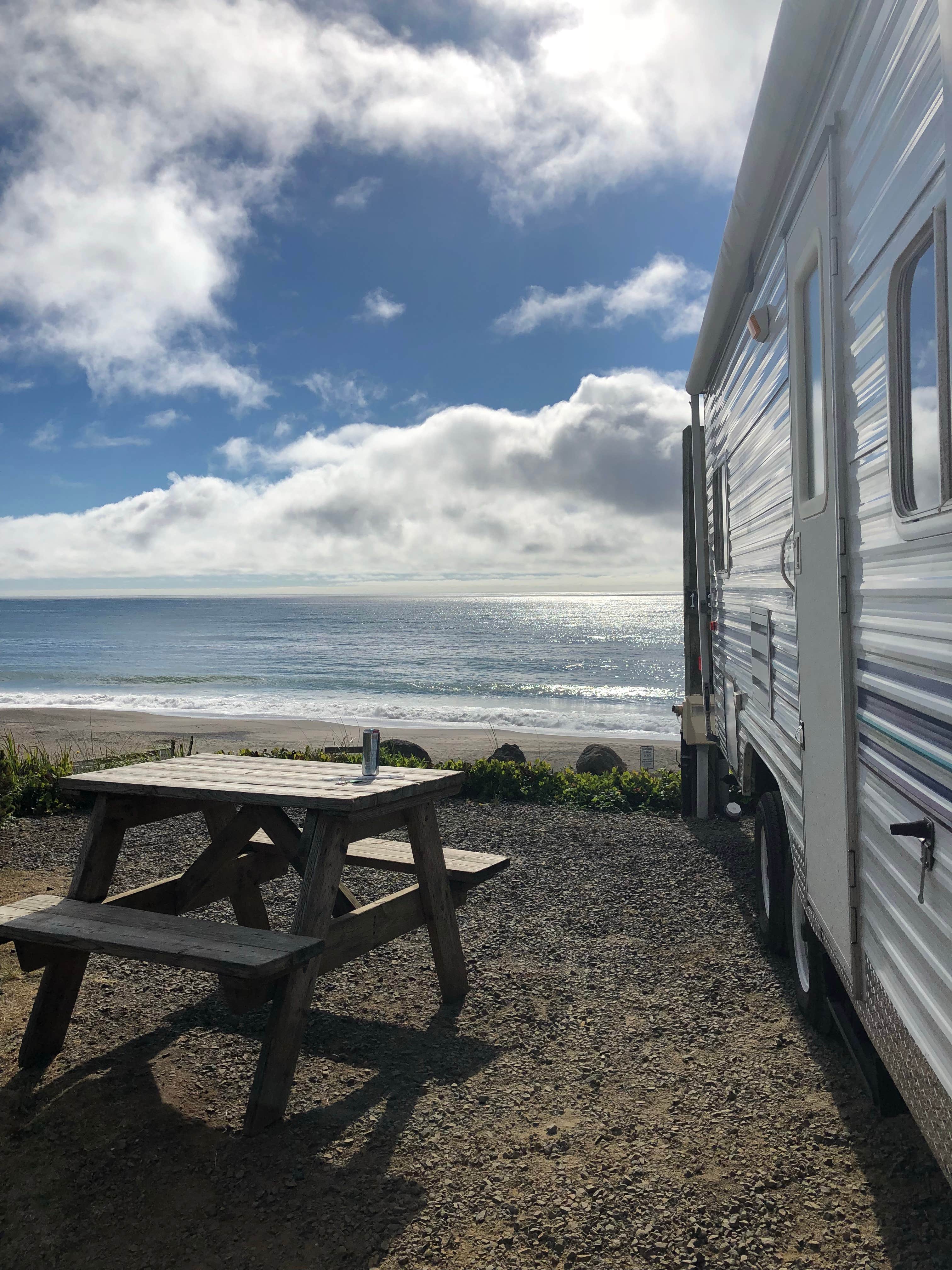 Michelle B.'s photo of rv camping at Sea and Sand RV Park near Neotsu, OR