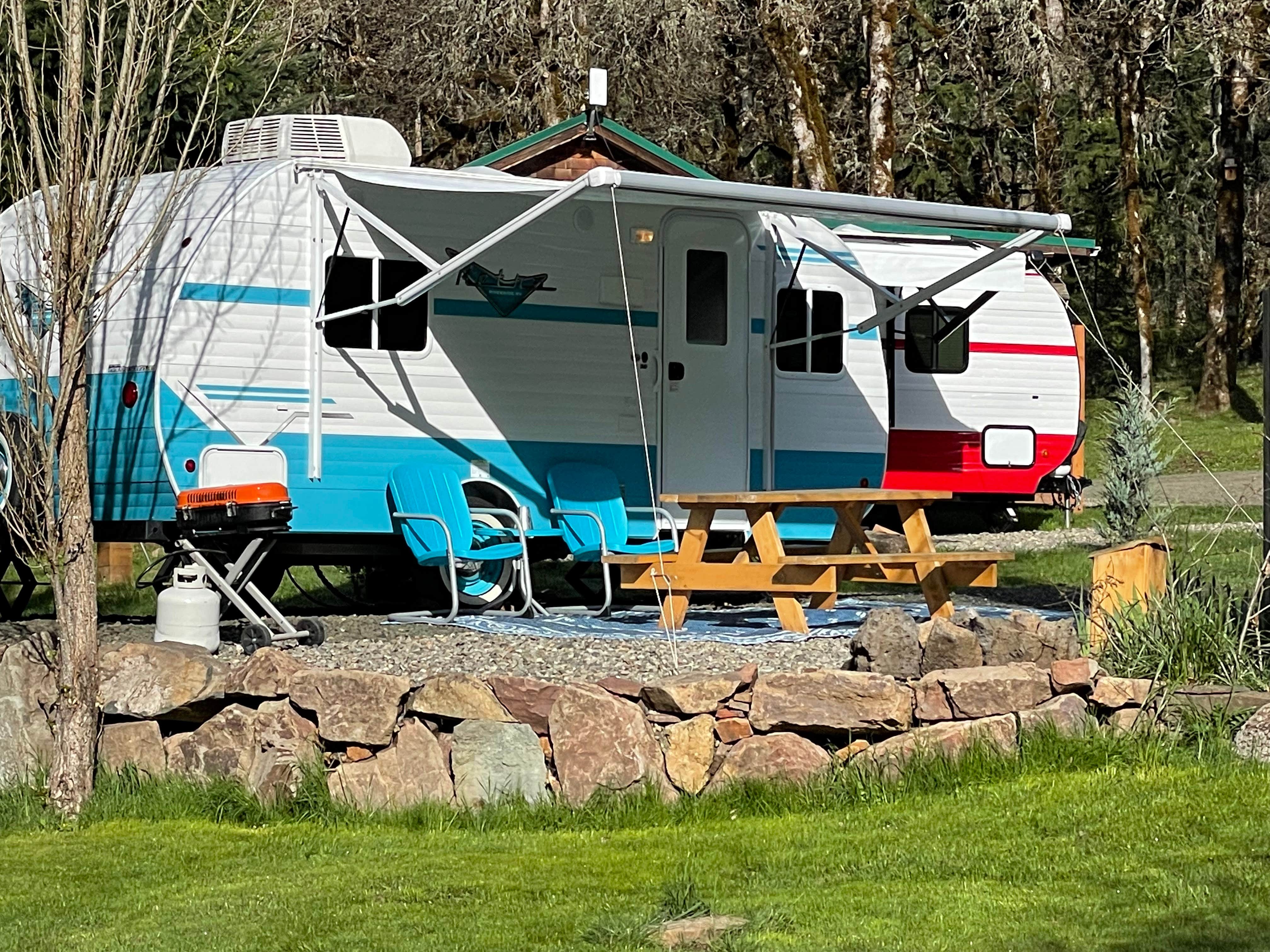 Belinda's photo of rv camping at Umpqua's Last Resort & Oregon Mountain Guides near Idleyld Park, OR