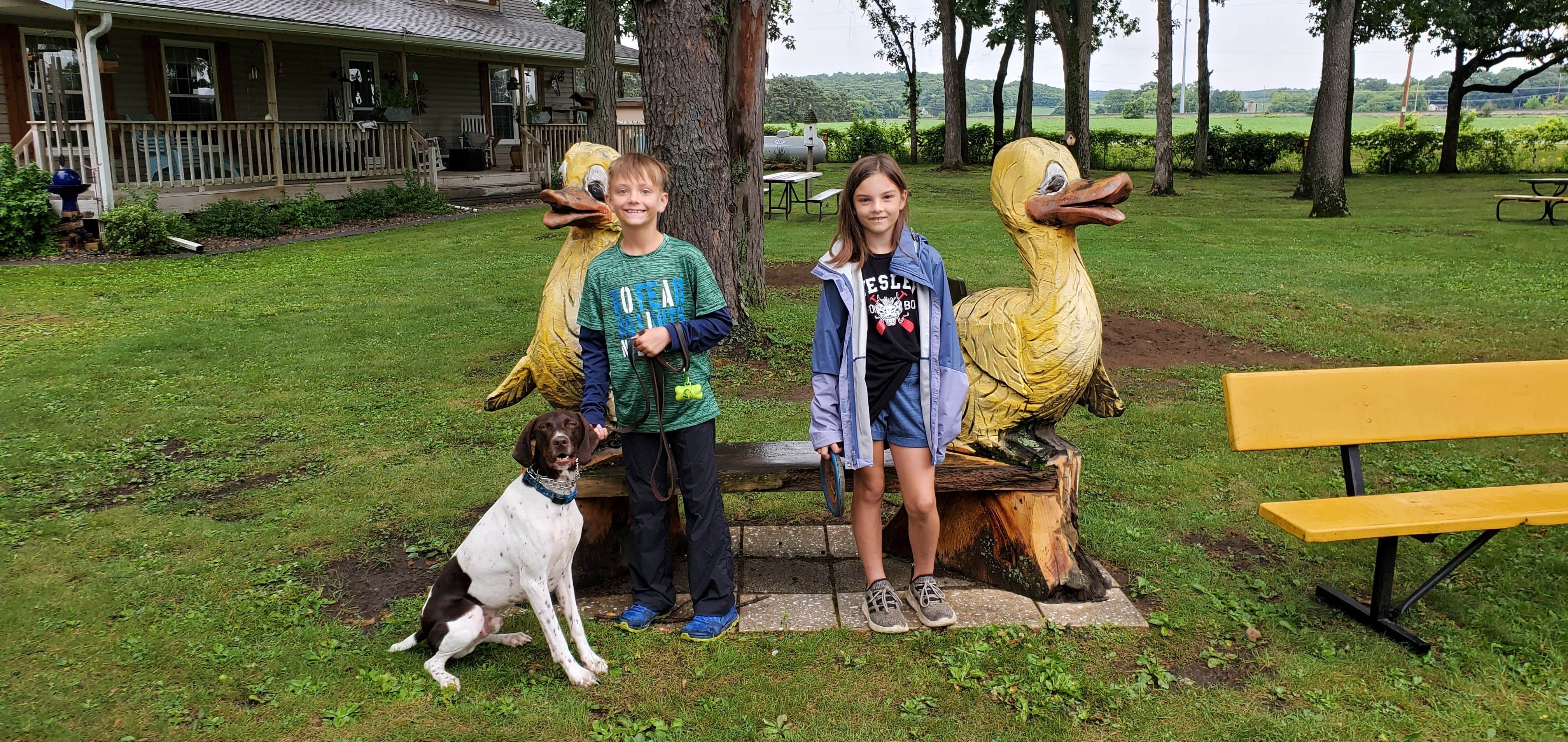 Jeffrey S.'s photo of camping with pets at Duck Creek Campground near Sun Prairie, WI