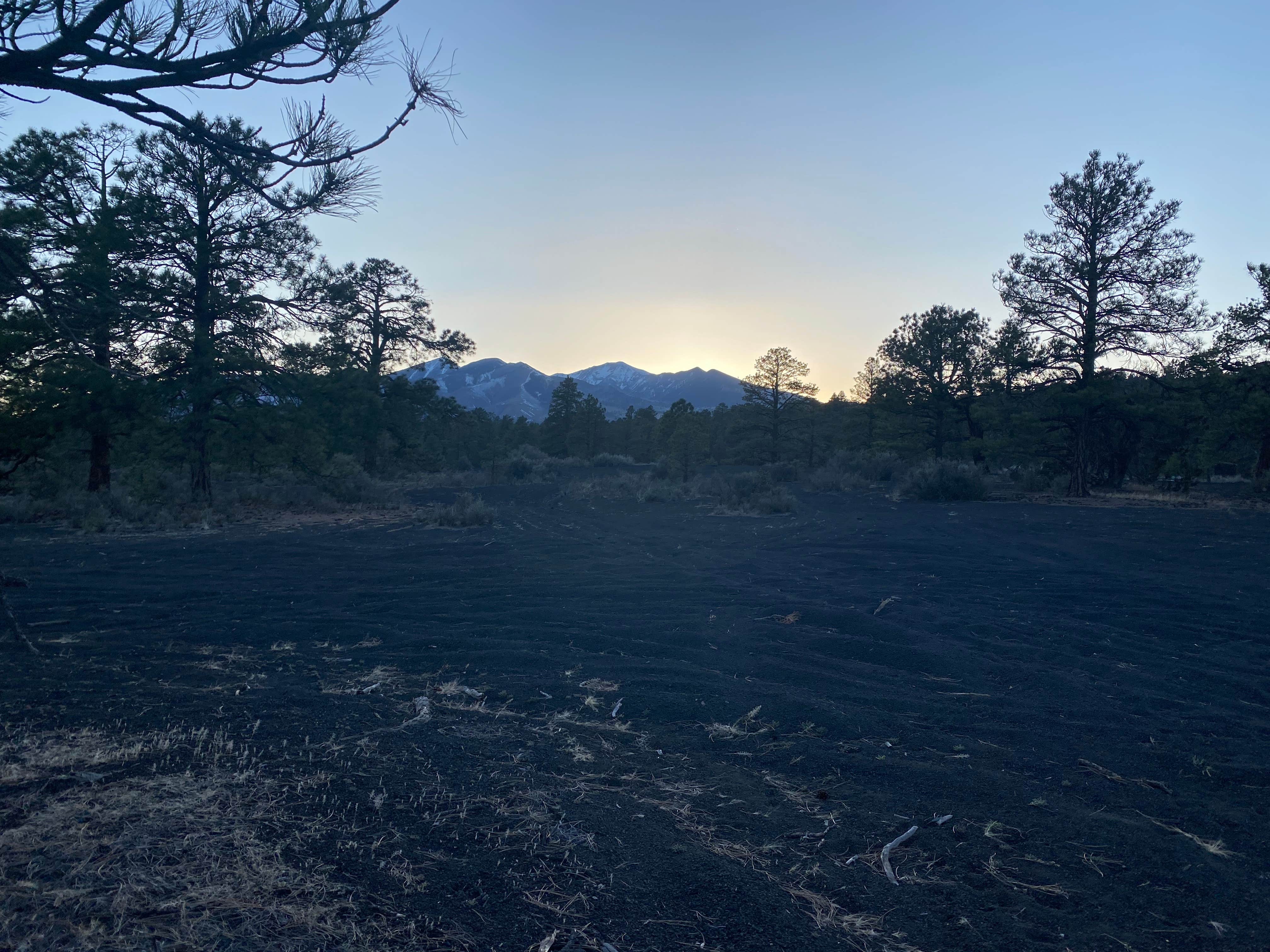 Aidan M.'s photo of a dispersed camping area at Cinder Hills Off Highway Vehicle Area near Leupp, AZ
