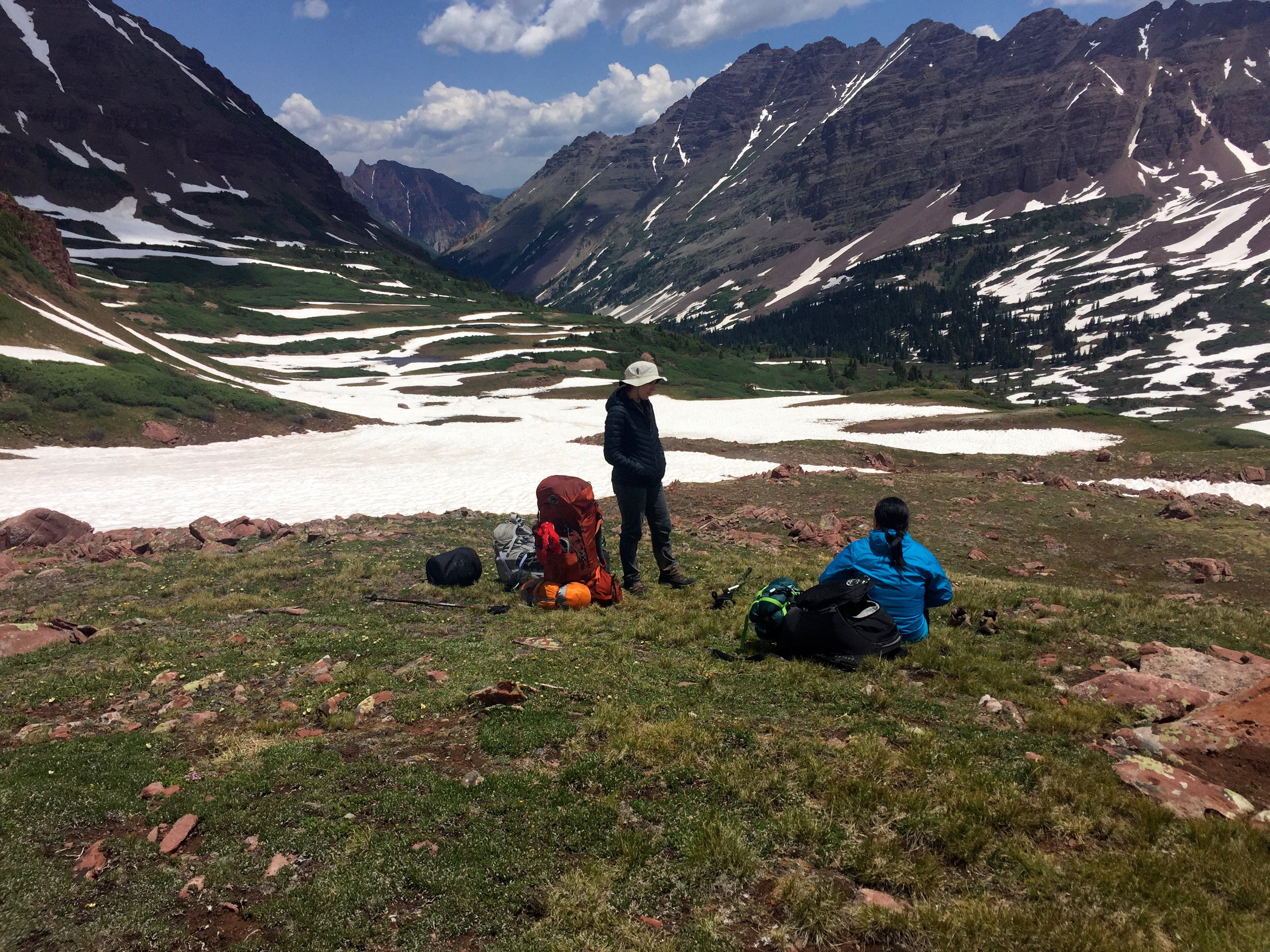 Camper submitted image from Four Pass Loop - West Maroon to Buckskin - 4
