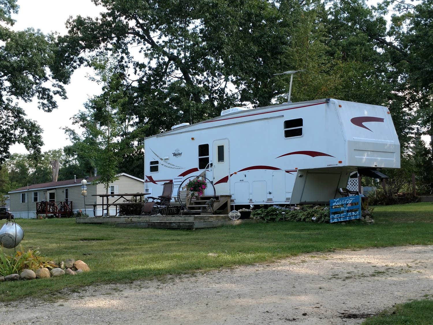 Saraj B.'s photo of rv camping at Deep Lake Campground near Adams, WI