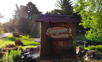 Camping near Hartman Creek State Park Campground: Evergreen Campsites and Resort, Wild Rose, Wisconsin