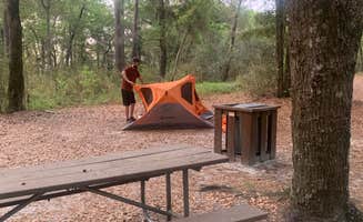 Kristin T.'s photo of tent camping at Lake Waccamaw State Park Campground near Elizabethtown, NC