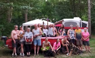 justin's photo of camping with pets at Sherwood Forest Campgrounds near Friendship, WI
