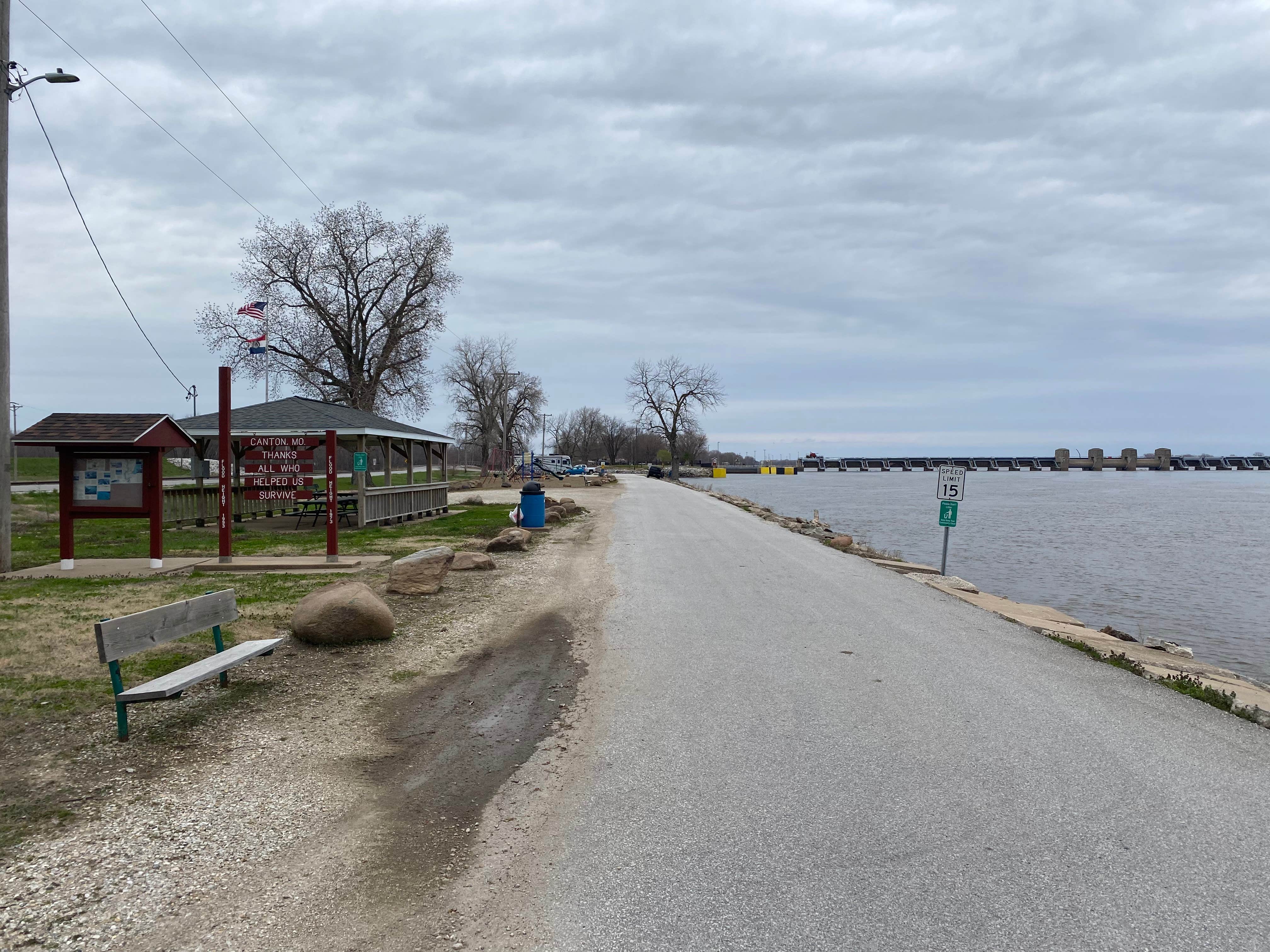 Camper-submitted photo at Canton City River Park near La Grange, MO
