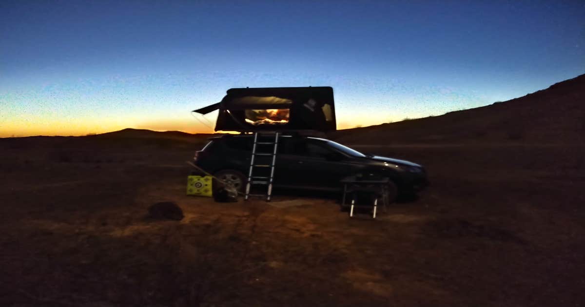 BLM dispersed camping spur at MP 133.8
