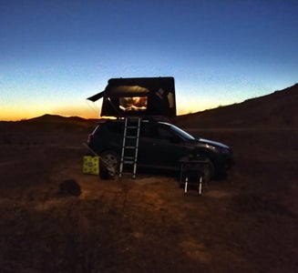 Camper-submitted photo from BLM dispersed camping spur at MP 133.8