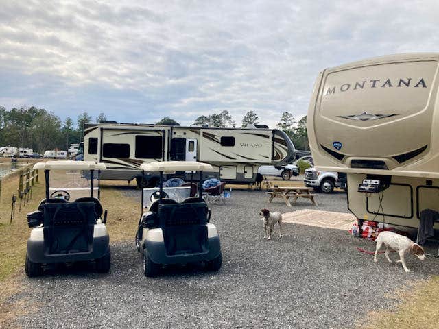 MickandKarla W.'s photo of camping with pets at Madison RV Resort and Golf Course near Jasper, FL