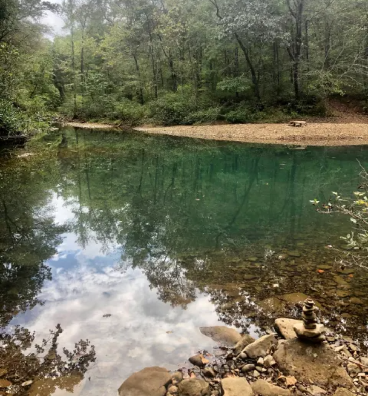 Camper-submitted photo at Kings River Falls Campground near St. Paul, AR