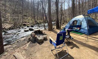 Camping near Devil’s Backbone Camp: Crabtree Falls Campground, Montebello, Virginia