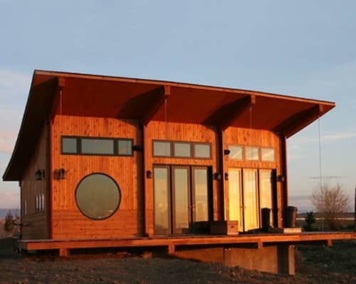 Tanya B.'s photo of glamping accommodations at Big Quiet Farm Stay & Campground near Cowley, WY