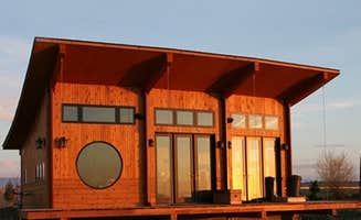 Tanya B.'s photo of a cabin at Big Quiet Farm Stay & Campground near Cowley, WY