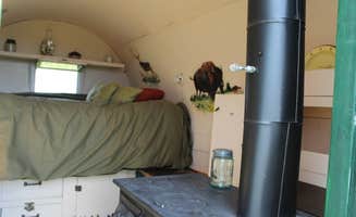 Tanya B.'s photo of glamping accommodations at Big Quiet Farm Stay & Campground in Wyoming