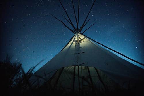 Camper-submitted photo at Big Quiet Farm Stay & Campground near Cowley, WY