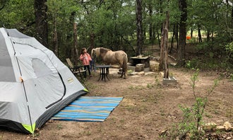 Camping near Falls on the Brazos Park: Sand Creek Campground , Waco, Texas