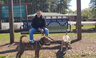 deb K.'s photo of camping with pets at John H. Moss Lake Campground near Charlotte, NC