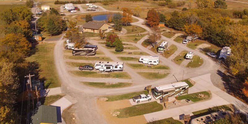 Camping near Riverview Mobile Home and RV Park of Derby: Wellington KOA, Haysville, Kansas