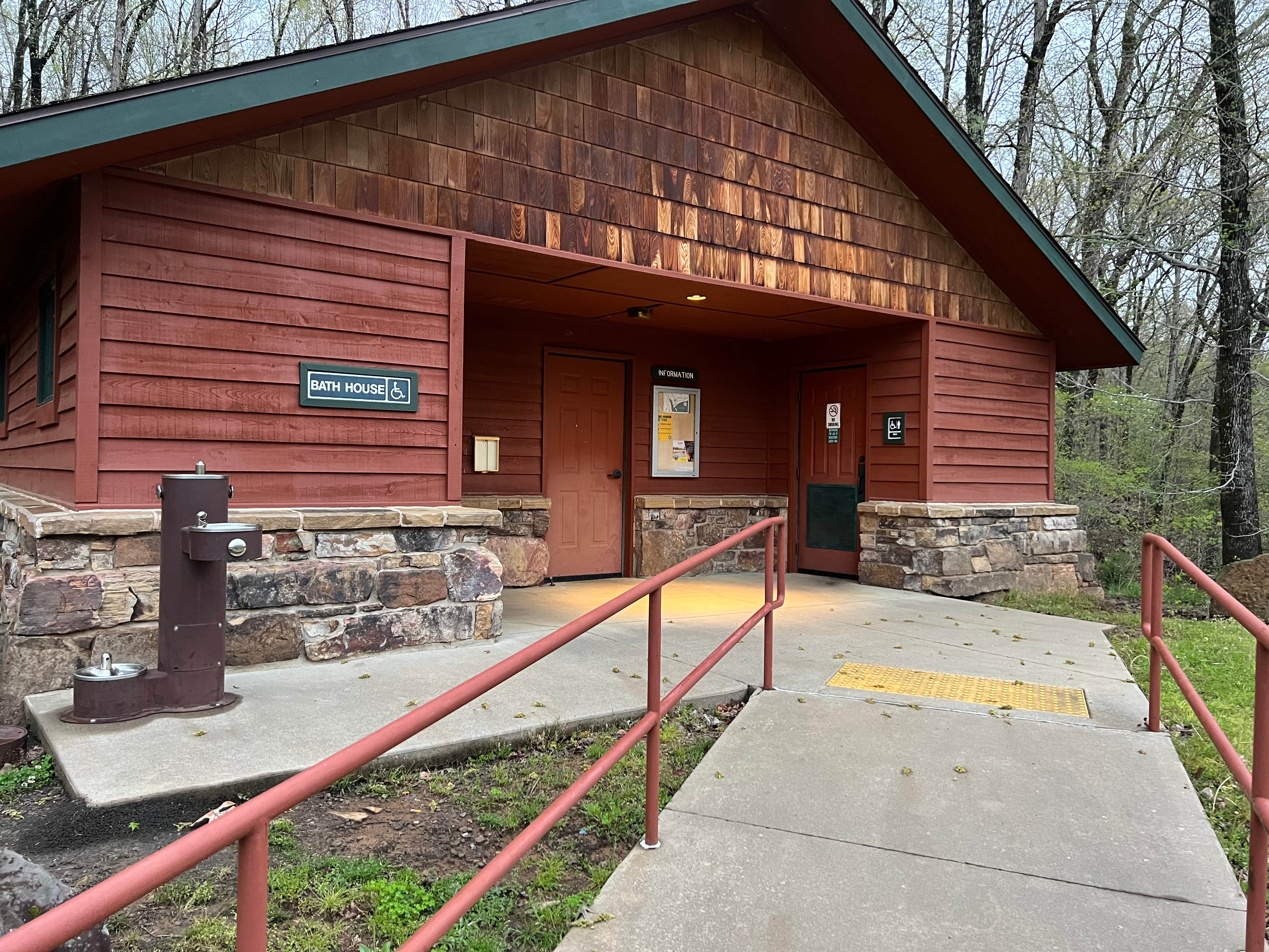 D37  .'s photo of a cabin at Lake Fort Smith State Park Campground near Proctor, OK
