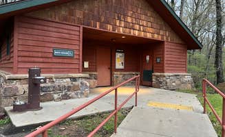 D37 .'s photo of glamping accommodations at Lake Fort Smith State Park Campground near Huntsville, AR