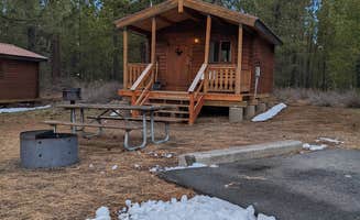 Becbecandbunny O.'s photo of a cabin at LaPine State Park Campground near Bend, OR