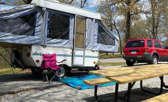 Jo E.'s photo of rv camping at Woody Trail - Twin Bridges — Grand Lake State Park near Wyandotte, OK