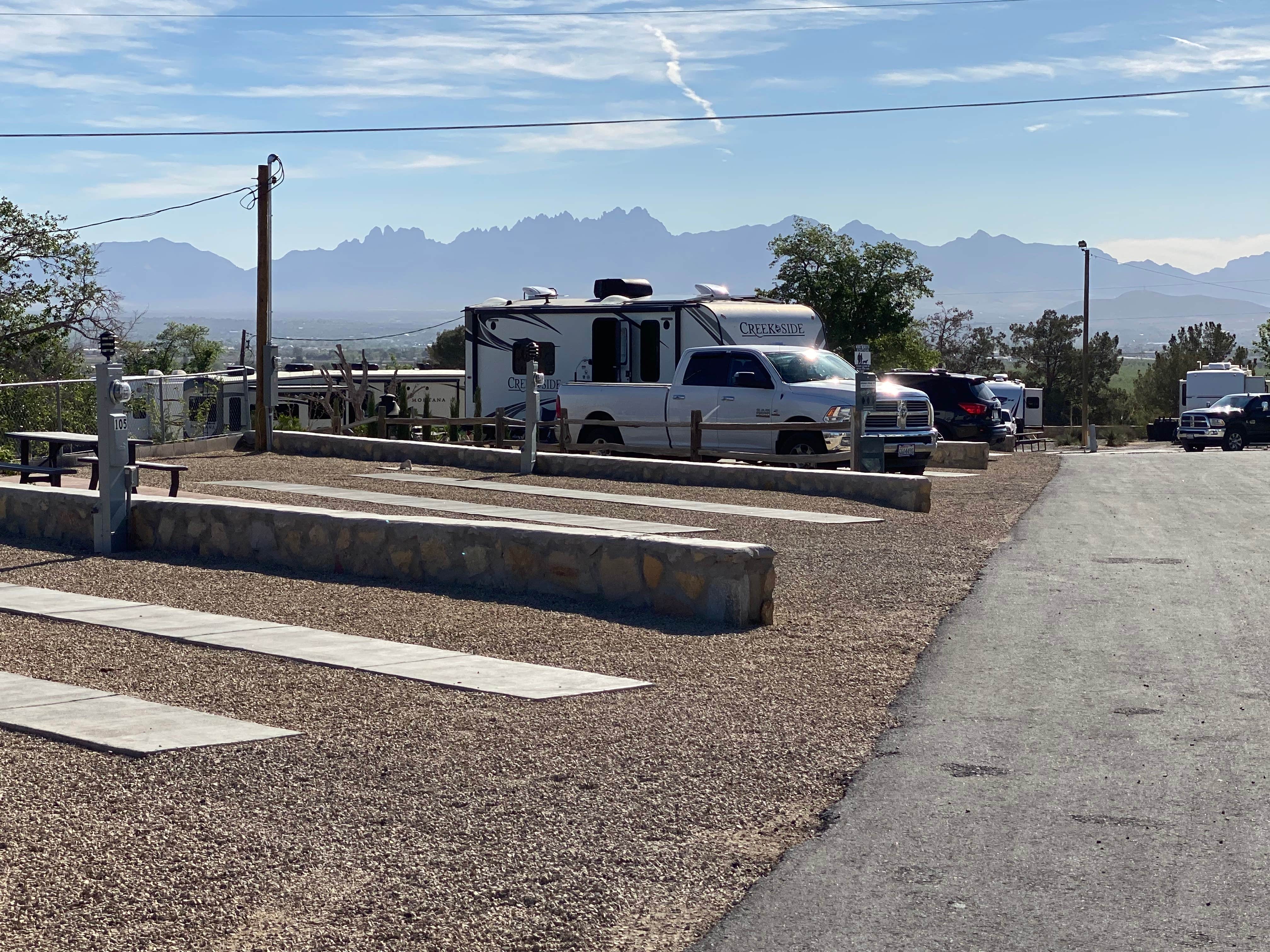 lois's photo of rv camping at Las Cruces KOA near San Ysidro, NM