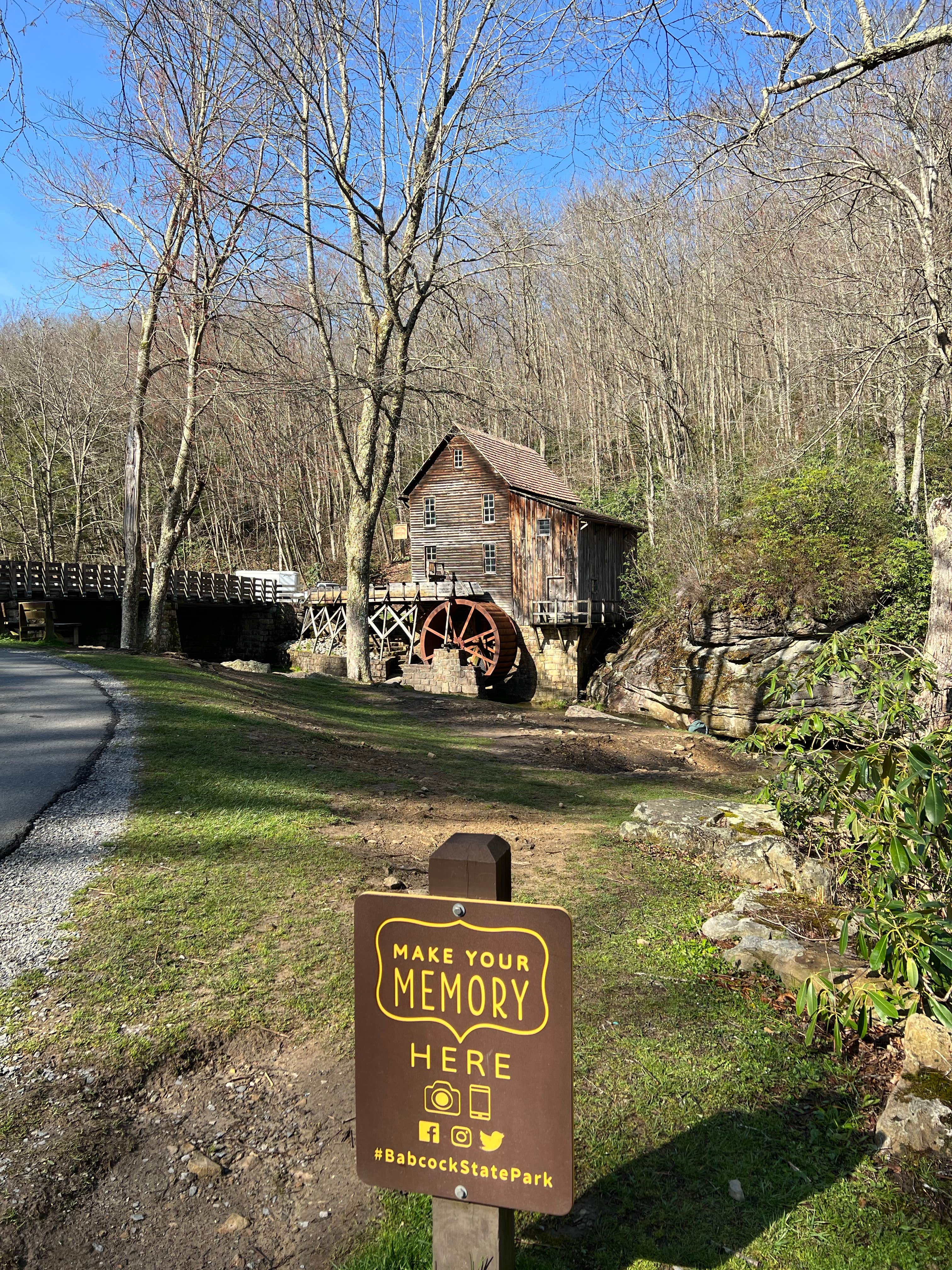 Gwynn G.'s photo of a cabin at Babcock State Park Campground near Bluestone Lake