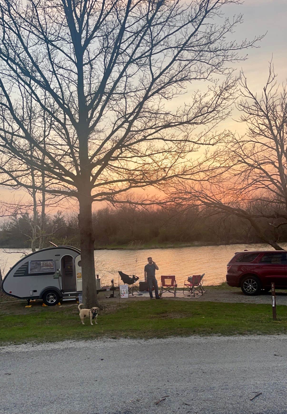 Stephanie S.'s photo of camping with pets at Comlara County Park near Pontiac, IL